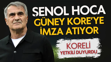Şenol Güneş, Güney Kore'ye imza atıyor!