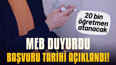 Sözleşmeli öğretmen atamasının başvuru tarihi belli oldu