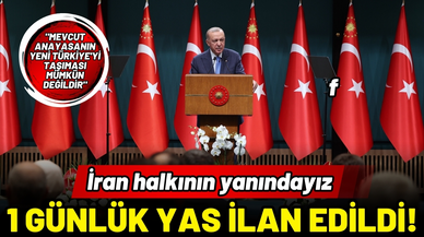 Cumhurbaşkanı Erdoğan açıkladı: 1 günlük yas ilan edildi