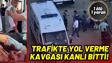 Rize'de trafikte silahlı 'yol verme' kavgası: 1 ölü, 1 yaralı