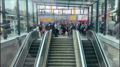 Şişli-Mecidiyeköy Metro İstasyonu'nda intihar girişimi!