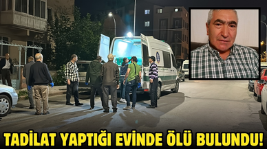 Tadilat yaptığı evinde ölü bulundu