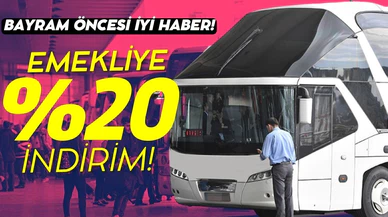 Emeklilere şehirler arası otobüslerde yüzde 20 indirim!