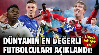 Dünyanın en değerli futbolcuları açıklandı! Listede tek Türk var