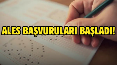 ALES/2 başvuruları başladı!