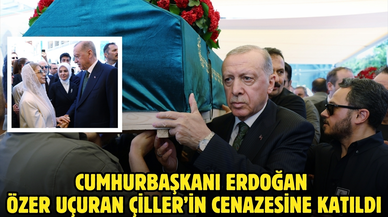 Cumhurbaşkanı Erdoğan, Çiller'in cenaze törenine katıldı