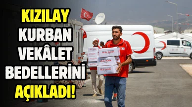 Kızılay, kurban vekâlet bedellerini açıkladı