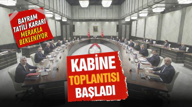 Kabine toplantısı başladı! Gözler Beştepe'de