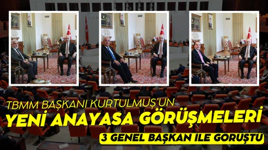 Kurtulmuş, Anayasa görüşmelerine devam ediyor!