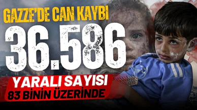 Gazze'de can kaybı 37 bine yaklaştı!