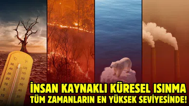 İnsan kaynaklı küresel ısınma tüm zamanların en yüksek seviyesinde!