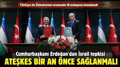 Cumhurbaşkanı Erdoğan'dan İsrail tepkisi: Ateşkes bir an önce sağlanmalı