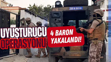Uluslararası çalışan 4 uyuşturucu baronu yakalandı!