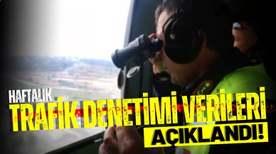 Bakan Yerlikaya, haftalık trafik denetimi verilerini açıkladı