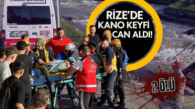 Rize'de yapay gölde akıntıya kapılan 4 kişiden 2'si öldü