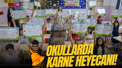 Okullarda karne heyecanı!