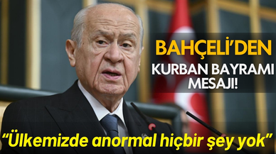 Devlet Bahçeli’den Kurban Bayramı Mesajı