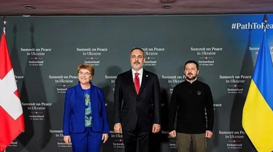 Bakan Fidan, Ukrayna Barış Konferansı için İşviçre'de