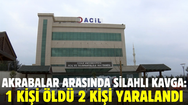 Diyarbakır'da akraba aileler arasında silahlı kavga: 1 ölü, 2 yaralı