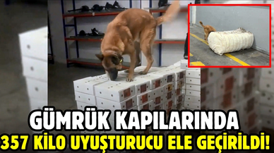 Gümrük kapılarında 357 kilo uyuşturucu ele geçirildi!
