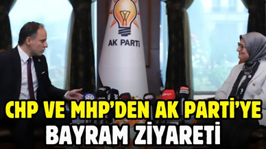 Bayramın ikinci gününde siyasi partiler arasında bayramlaşma ziyareti