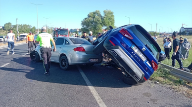 Tekirdağ'da feci kaza: 6 yaralı
