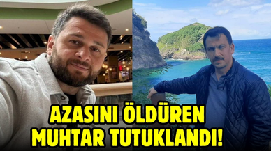 Azasını öldüren muhtar tutuklandı!
