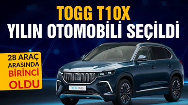 Togg T10X, "Türkiye'de Yılın Otomobili" seçildi