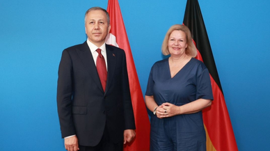 Bakan Yerlikaya, Alman mevkidaşı Faeser ile Berlin’de görüştü