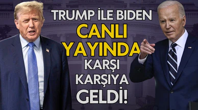 Biden ve Trump karşı karşıya!