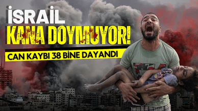 Gazze'de can kaybı 37 bin 877'ye yükseldi