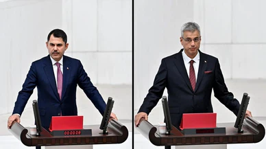 Yeni bakanlar TBMM Genel Kurulu'nda yemin etti