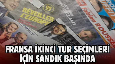 Fransa’da halk, ikinci tur seçimleri için sandık başında