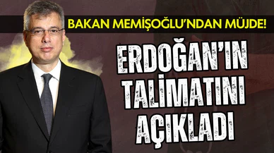 Bakan Memişoğlu ilk müjdeyi duyurdu!