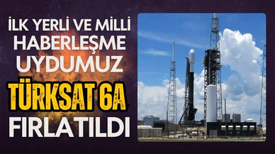 Türksat 6A, ABD'den uzaya fırlatıldı!