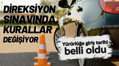 Direksiyon sınavında kurallar değişiyor