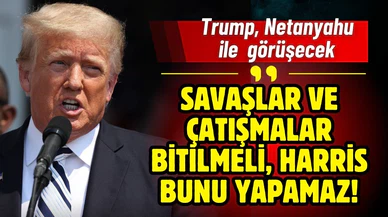 Trump: Savaşlar ve çatışmalar bitilmeli, Harris bunu yapamaz