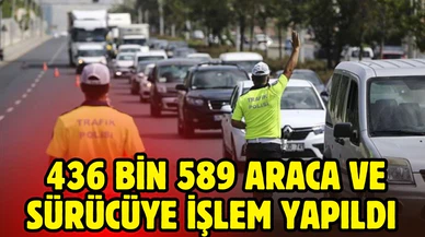 İçişleri Bakanı Yerlikaya, bir haftalık trafik denetimi verilerini açıkladı