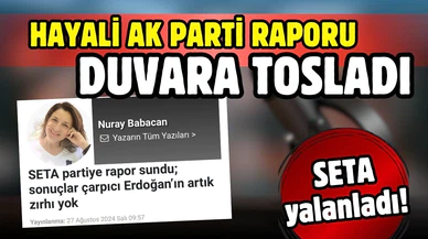 Nuray Babacan’ın hayali AK Parti raporu duvara tosladı