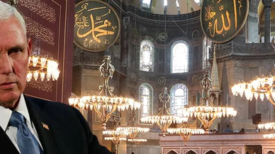 Mike Pence'e tokat gibi Ayasofya cevabı!