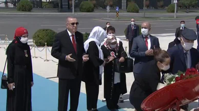 Erdoğan gazilerlerle birlikte!