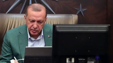 Erdoğan liderlerle bayramlaştı