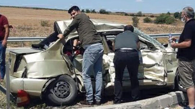 Kırıkkale'de katliam gibi kaza