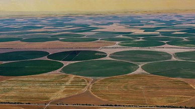 Konya’da devasa dairesel tarlalar