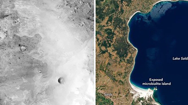 NASA'dan Salda Gölü paylaşımı