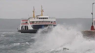 Güney Marmara-Adalar hattında yarın bazı feribot seferleri iptal edildi