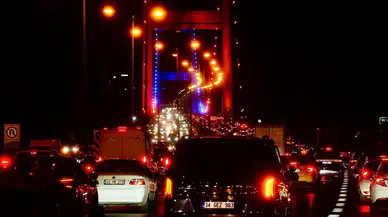 İstanbul'da bayramın birinci günü trafik yoğunluğu yaşanıyor