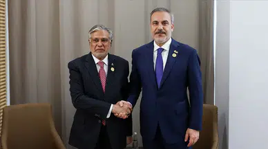 Bakan Fidan, Pakistan Dışişleri Bakanı Dar ile görüştü