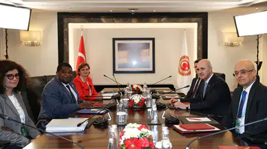 TBMM Başkanı Kurtulmuş, PAB Genel Sekreteri Chungong ve Genel Kurul Sekreteri Jabre ile görüştü