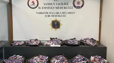 Samsun’da narkotik operasyonu: 44 bin 938 uyuşturucu hap ele geçirildi